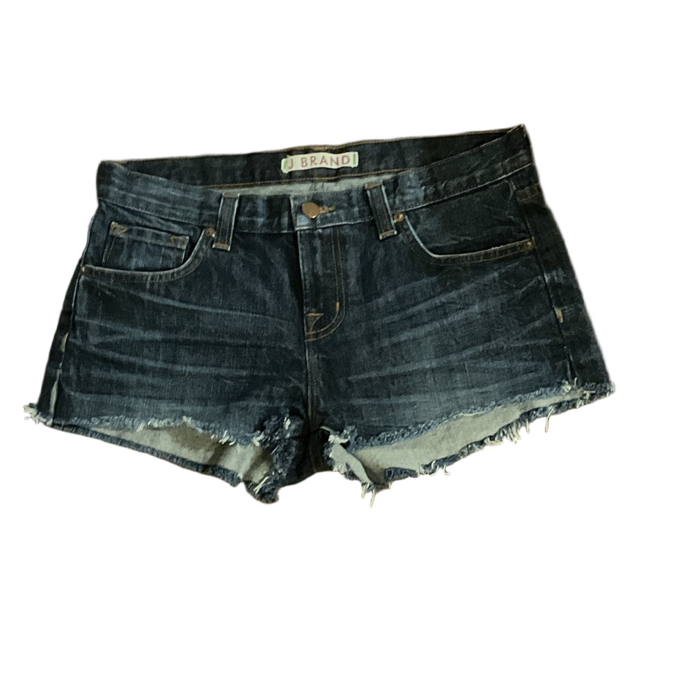 J Brand Dark Blue Jean Shorts